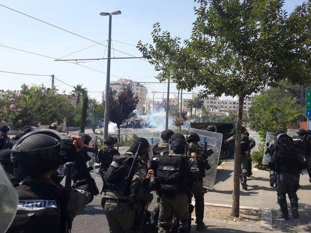 Беспорядки в Шуафате 04.07.2014