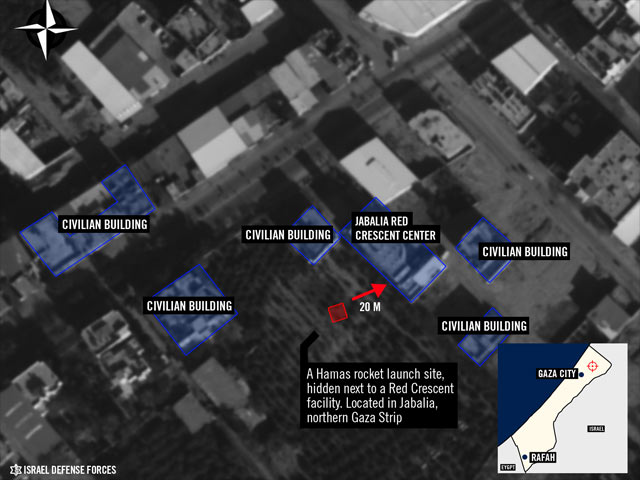 В Джебалии боевики ХАМАС вырыли ракетную шахту в 20 метрах от здания международной организации "Красный крест"