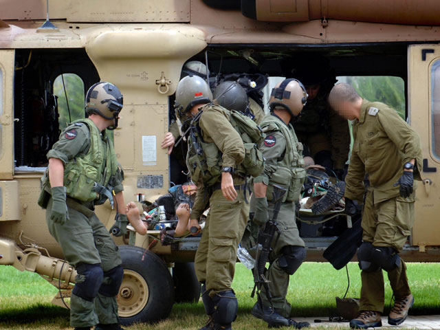 Госпитализация военнослужащих в больнице "Сорока" в Беэр-Шеве. 19 июля 2014 года