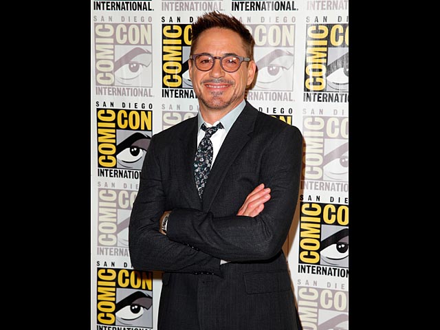 Роберт Дауни-младший на кинофестивале Comic-Con. 26 июля 2014 года