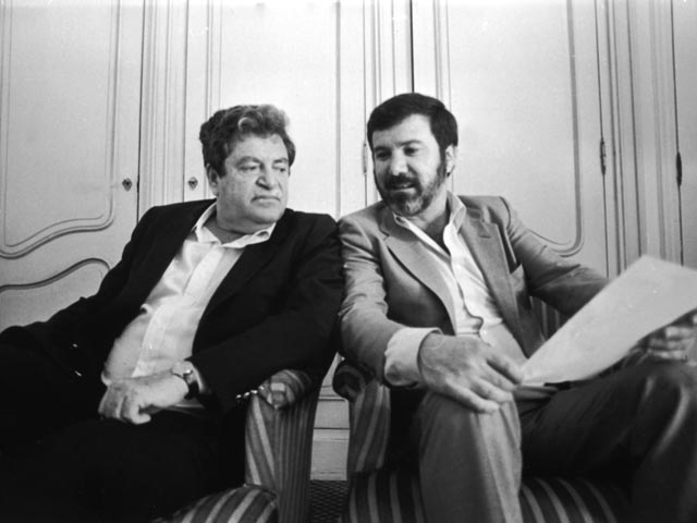 Менахем Голан и Йорам Глобус. 1983 год