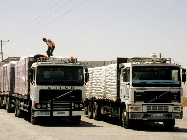Израиль согласился открыть для провоза грузов КПП "Керем Шалом"