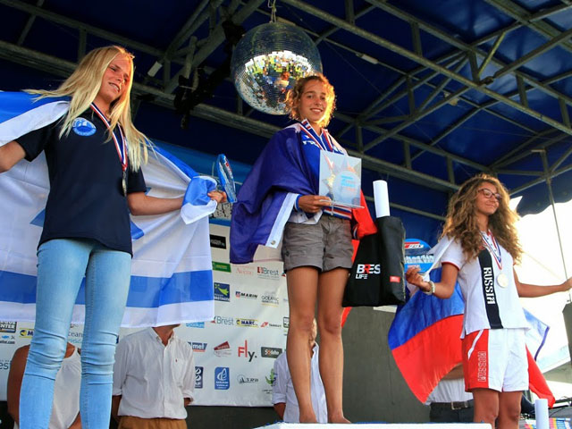 Катя Спичакова на Чемпионате Мира по виндсерфингу 