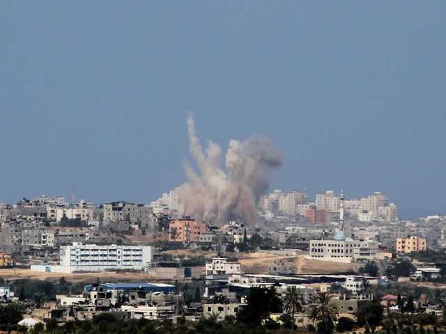 Удар ЦАХАЛа по сектору Газы. 20 августа 2014 г.