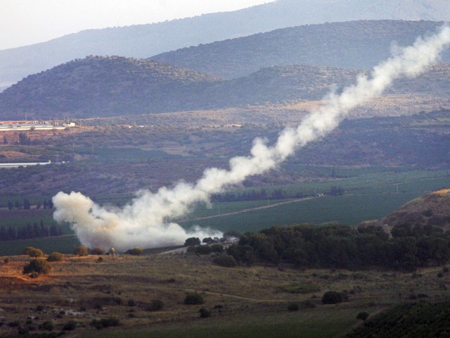 Запуск ракеты из южного Ливана (архив)