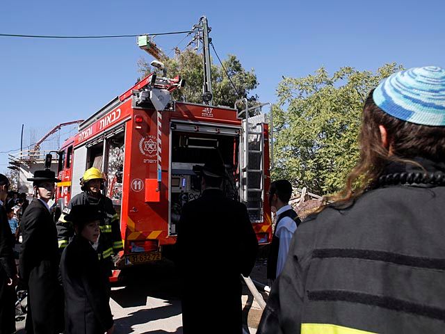 Пожар в иерусалимском районе Ромема: четыре человека пострадали