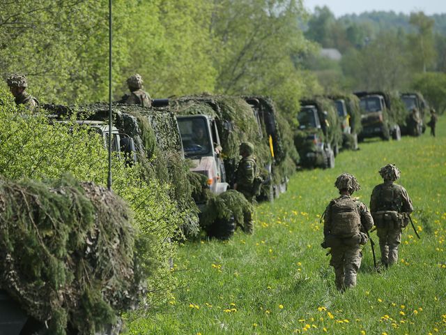 Учения NATO в Эстонии в мае 2014 года