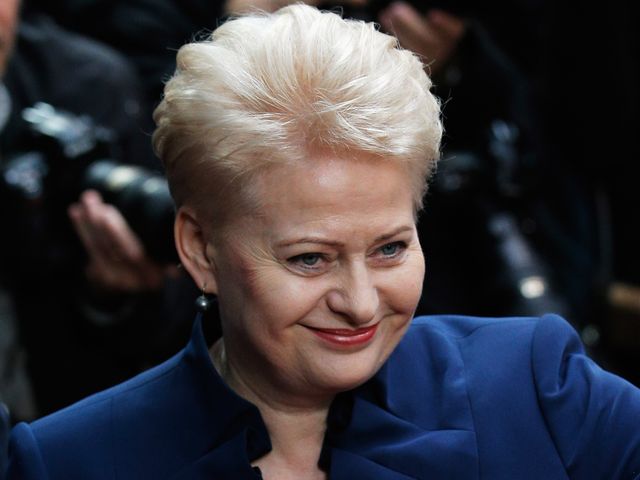 Президент Литвы Далия Грибаускайте