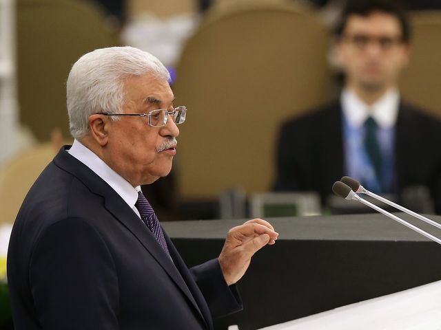 Председатель ПНА Махмуд Аббас в ООН