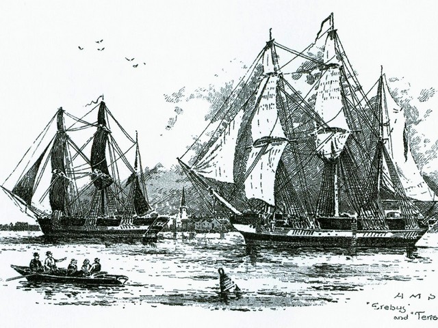 Корабли экспедиции Франклина, 1845 г.