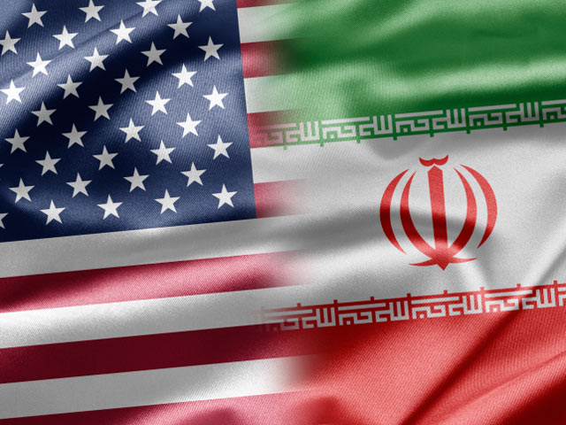 Флаги США и Ирана