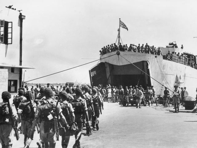 Британские военные покидают Палестину. 1948 год