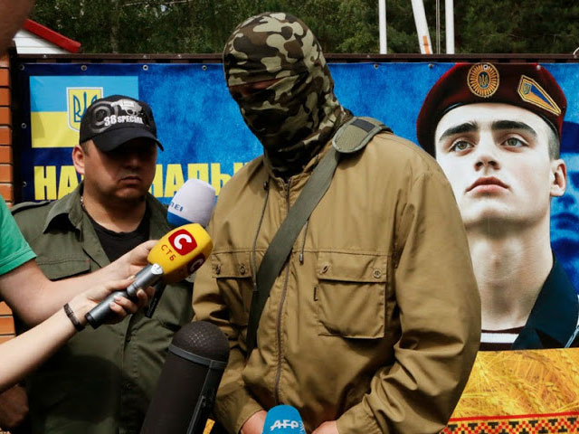 Командир добровольческого батальона "Донбасс" Семен Семенченко 