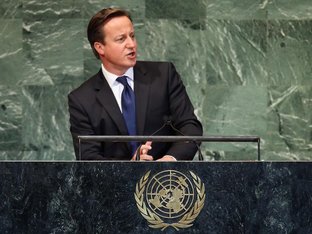 Дэвид Кэмерон в ООН (архив)