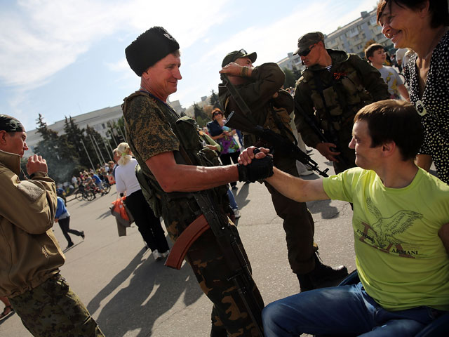 Луганск. 14 сентября 2014 года