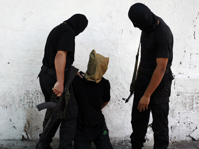 Казнь "предателя" в Газе. 22 августа 2014 года