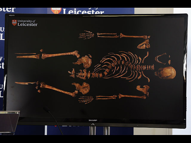 Останки Ричарда III, обнаруженные при раскопках