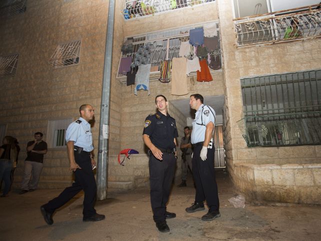 На месте преступления в Иерусалиме 04.09.2014