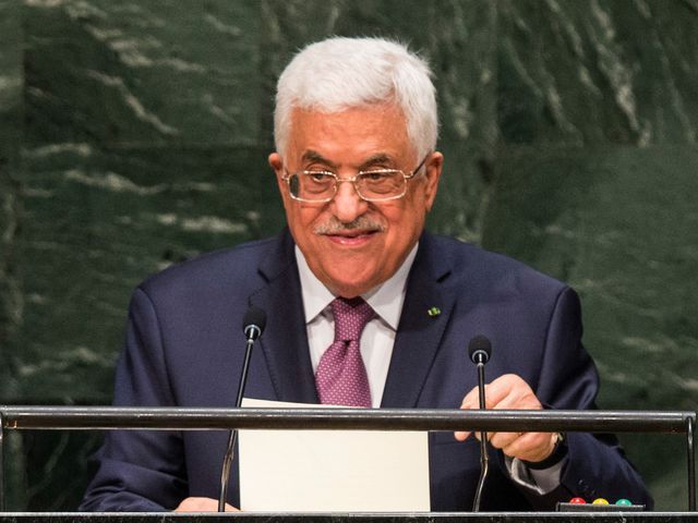 Махмуд Аббас во время выступления в ООН 26.09.2014