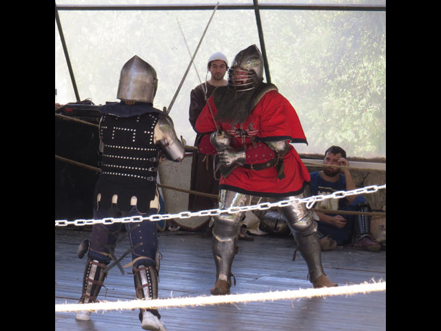 Рыцарский турнир в Иерусалимском музее ремесел. 27 сентября 2014 года