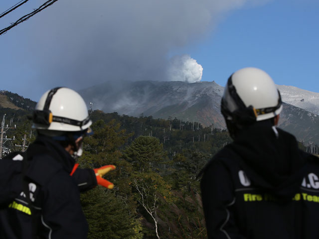 Извержение вулкана Онтаке. 28 сентября 2014 года