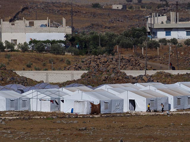 Сирийский лагерь беженцев на Голанских Высотах