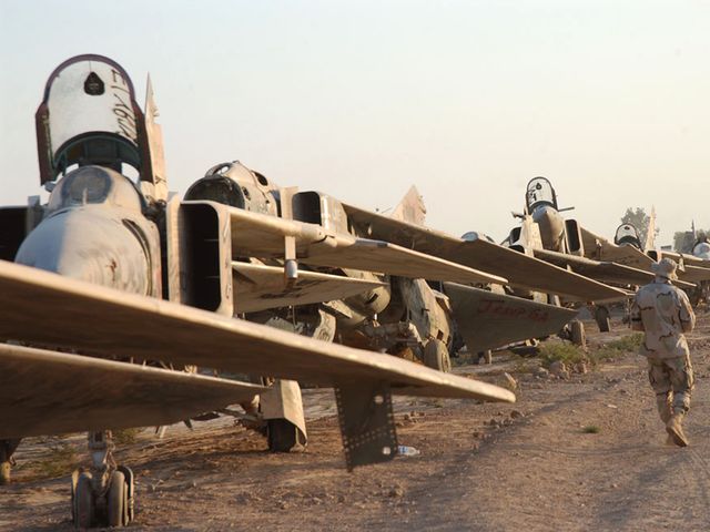 Списанные МиГ-21 и МиГ-2 ВВС Ирака