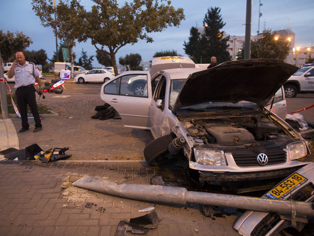 На месте "автомобильного теракта". Иерусалим, 22 октября 2014 года