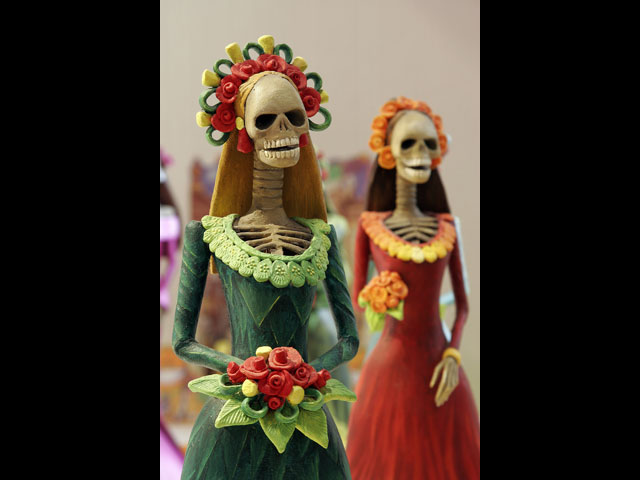 Выставка, посвященная мексиканскому "Дню мертвых" 