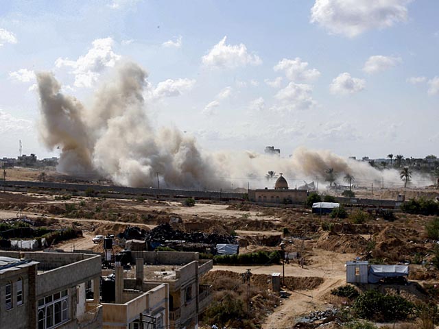 Создание "полосы отчуждения между Египтом и сектором Газы. 29 октября 2014 года