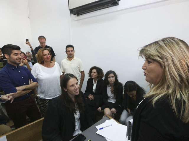  Шула Закен в Иерусалимском суде. 3 ноября 2014 года