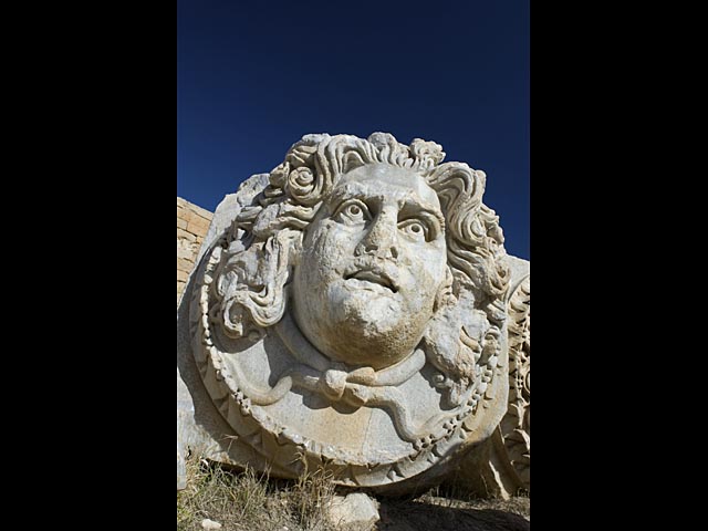 В археологическом парке. Ливия