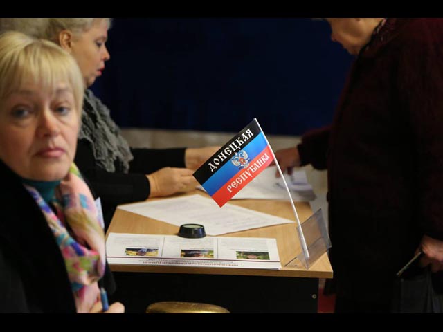 Во время выборов в ДНР. 2 ноября 2014 года