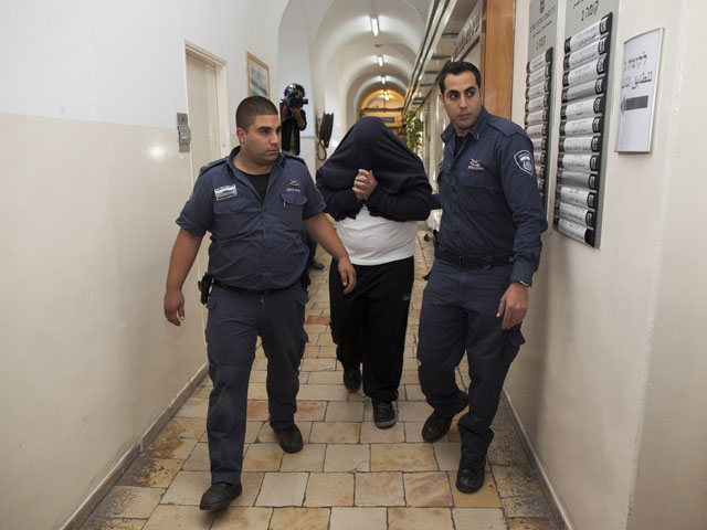 Подозреваемый в суде Иерусалима. 6 ноября 2014 года