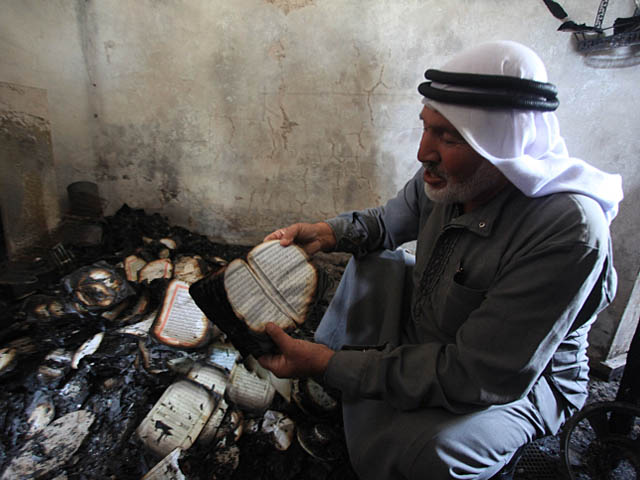 Сгоревшая мечеть. 12 ноября 2014 года