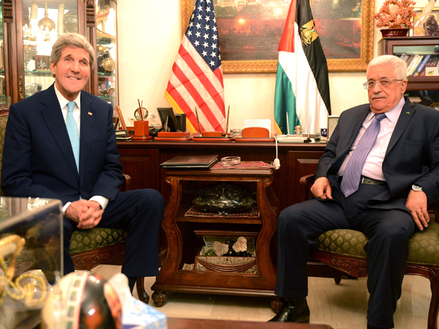 Джон Керри и Махмуд Аббас. Амман, 13 ноября 2014 года