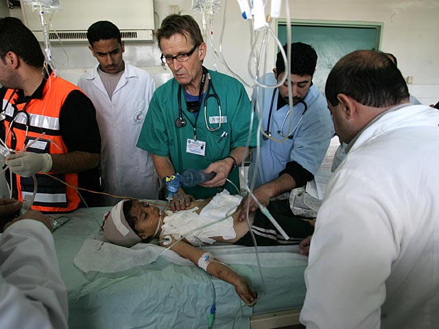 Доктор Мадс Гилберт в секторе Газы. 8 января 2009 год
