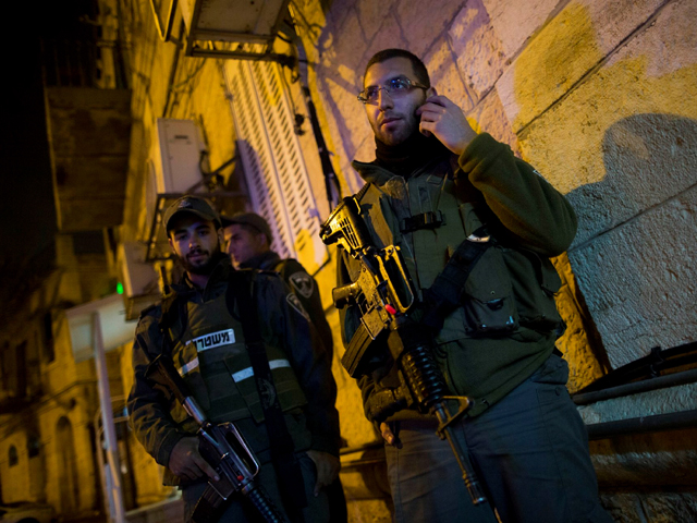 Полиция охраняет улицы Старого города Иерусалима
