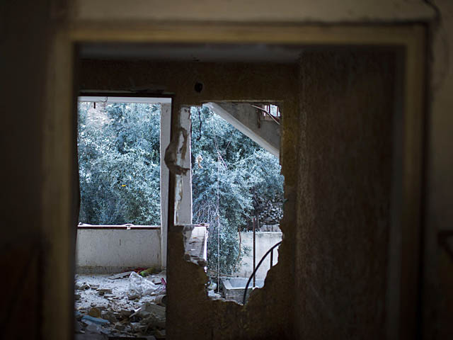 Разрушенный дом семьи Шалуди. 19 ноября 2014 года  