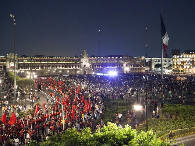Акции протеста в Мексике 
