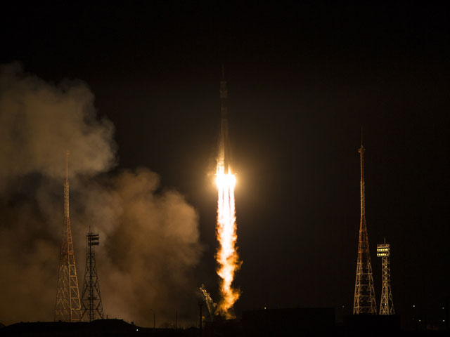 Старт "Союз ТМА-15М" с Байконура. 24 ноября 2014 года