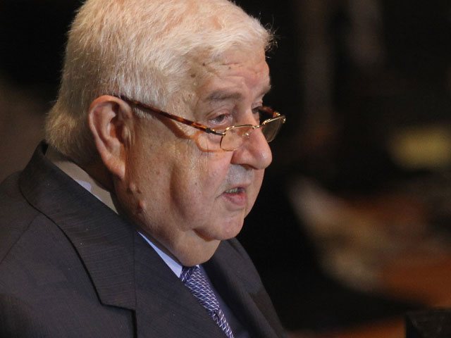 Министр иностранных дел Сирии Валид Муаллем