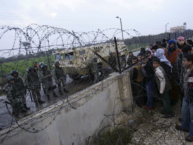 КПП на границе Египта и сектора Газы
