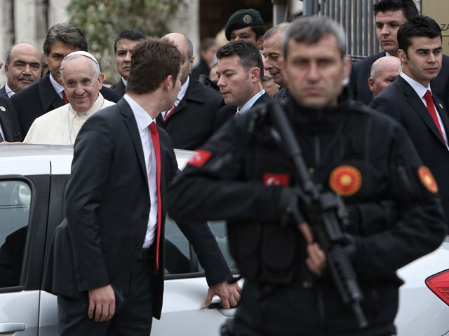 Папа Римский Франциск. Стамбул, 29 ноября 2014 года