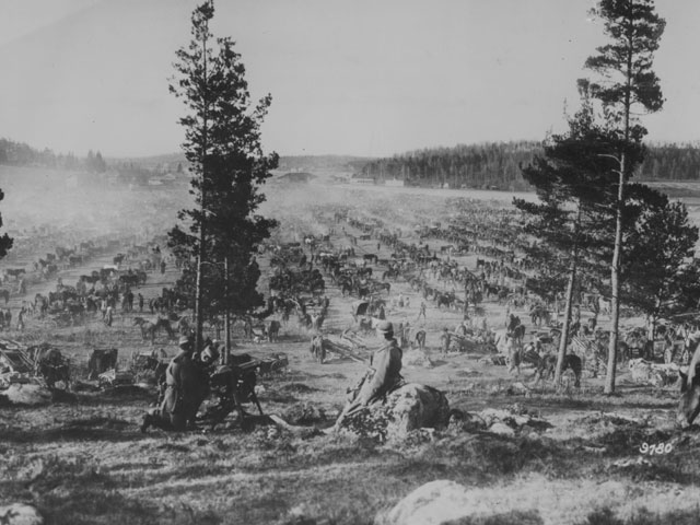 Военный лагерь Красной армии в Лахти, Финляндия