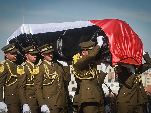 Похороны Зиада Абу Эйна. Рамалла, 11 декабря 2014 года