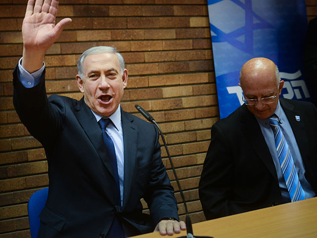 Глава правительства и лидер движения выступил в штаб-квартире партии в "Доме Жаботинского" в Тель-Авиве.