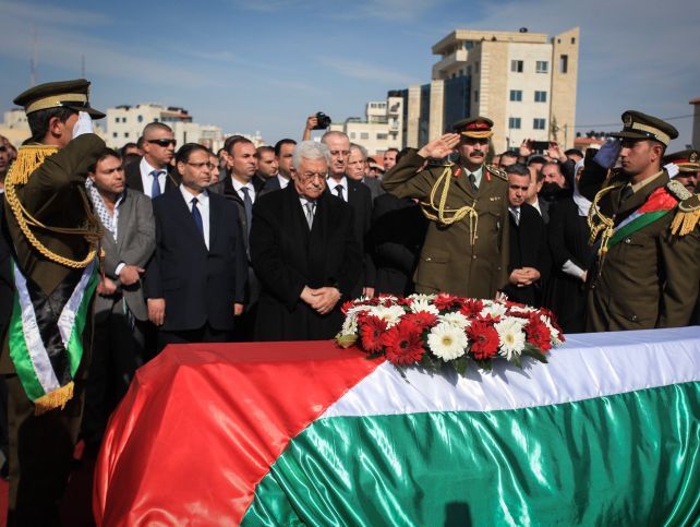 Похороны Абу Эйна в Рамалле. 11.12.2014