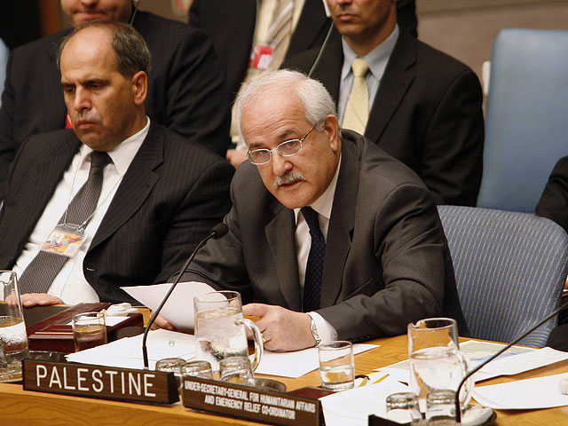 Палестинский представитель в ООН Риад Мансур
