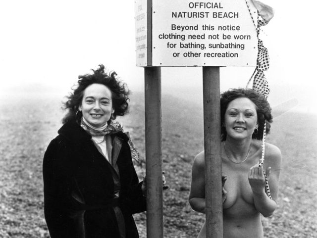 Нудистский пляж в Брайтоне, 1980 год